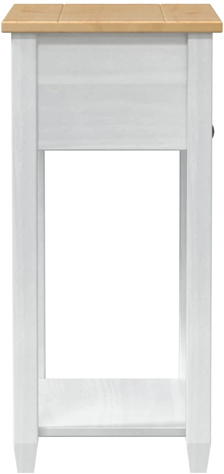 Konsolės stalas Balta 55 x 35 x 73 cm Kietos pušies mediena