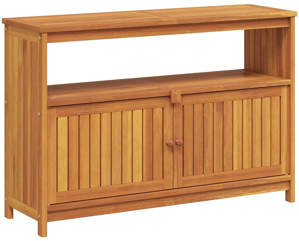 Konsolinis sodo staliukas, 110x35x75cm, akacijos masyvas
