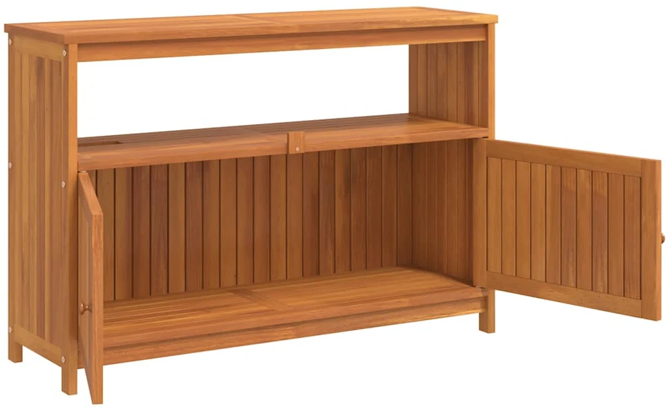 Konsolinis sodo staliukas, 110x35x75cm, akacijos masyvas
