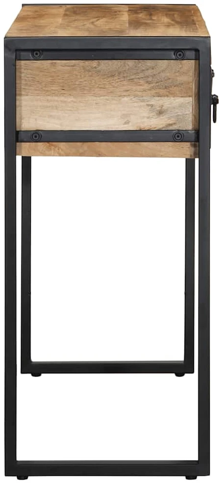konsolinis stalas 100x35x75 cm Tvirtas neapdorotas medis Mango
