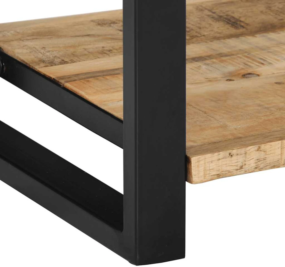 konsolinis stalas 100x35x75 cm Tvirtas neapdorotas medis Mango
