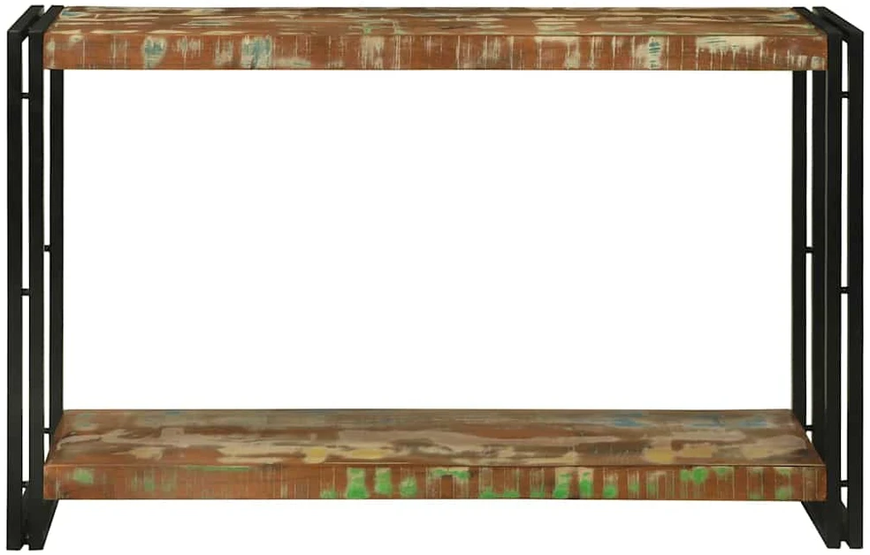 Konsolinis stalas 120 x 33 x 75 cm Kietas atkurtas medis