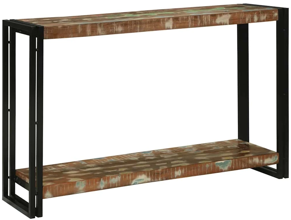 Konsolinis stalas 120 x 33 x 75 cm Kietas atkurtas medis