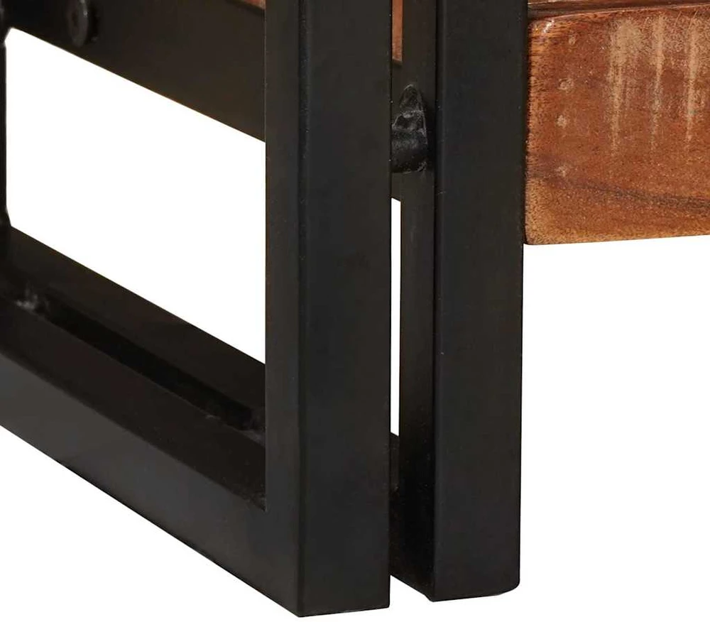 Konsolinis stalas 90 x 33 x 75 cm Kietas atkurtas medis