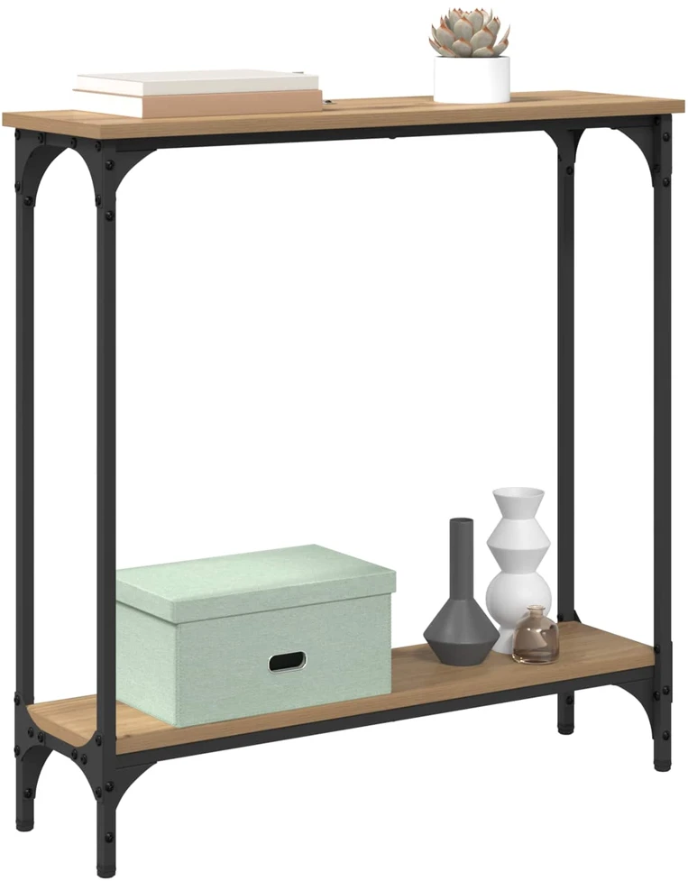 Konsolinis stalas Amatininkų ąžuolas 75 x 22,5 x 75 cm