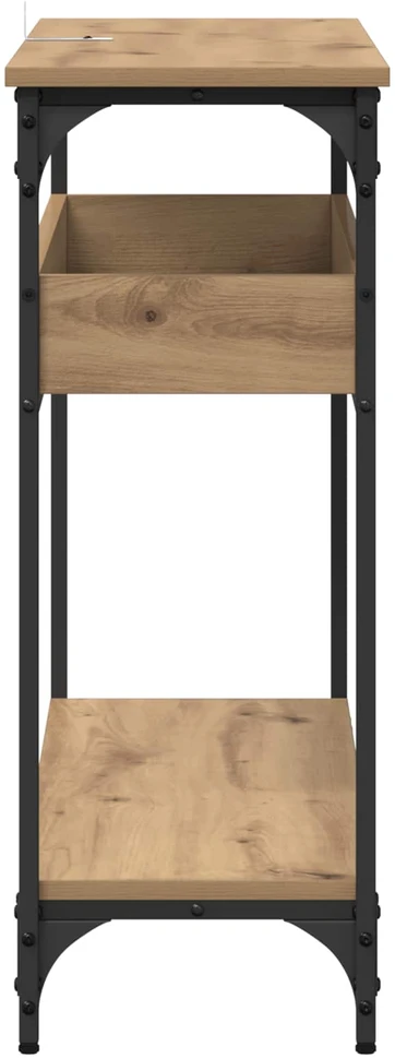 Konsolinis stalas artisano ąžuolo 100 x 29 x 75 cm