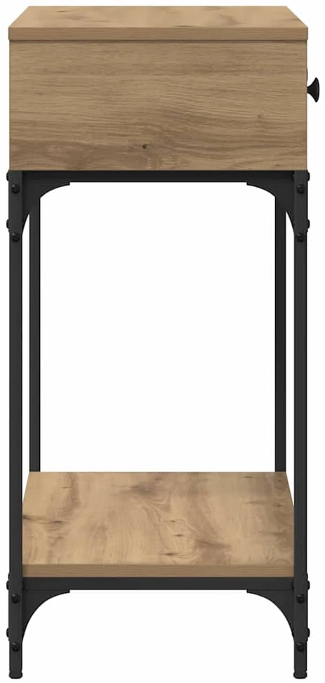 Konsolinis stalas artisano ąžuolo 75 x 34,5 x 75 cm