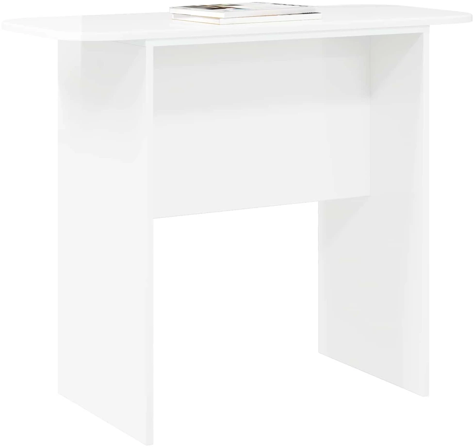 Konsolinis stalas Aukštai blizganti balta 93 x 40 x 75 cm