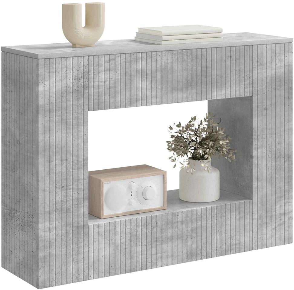 Konsolinis stalas Betono Pilka 101 x 29 x 74 cm