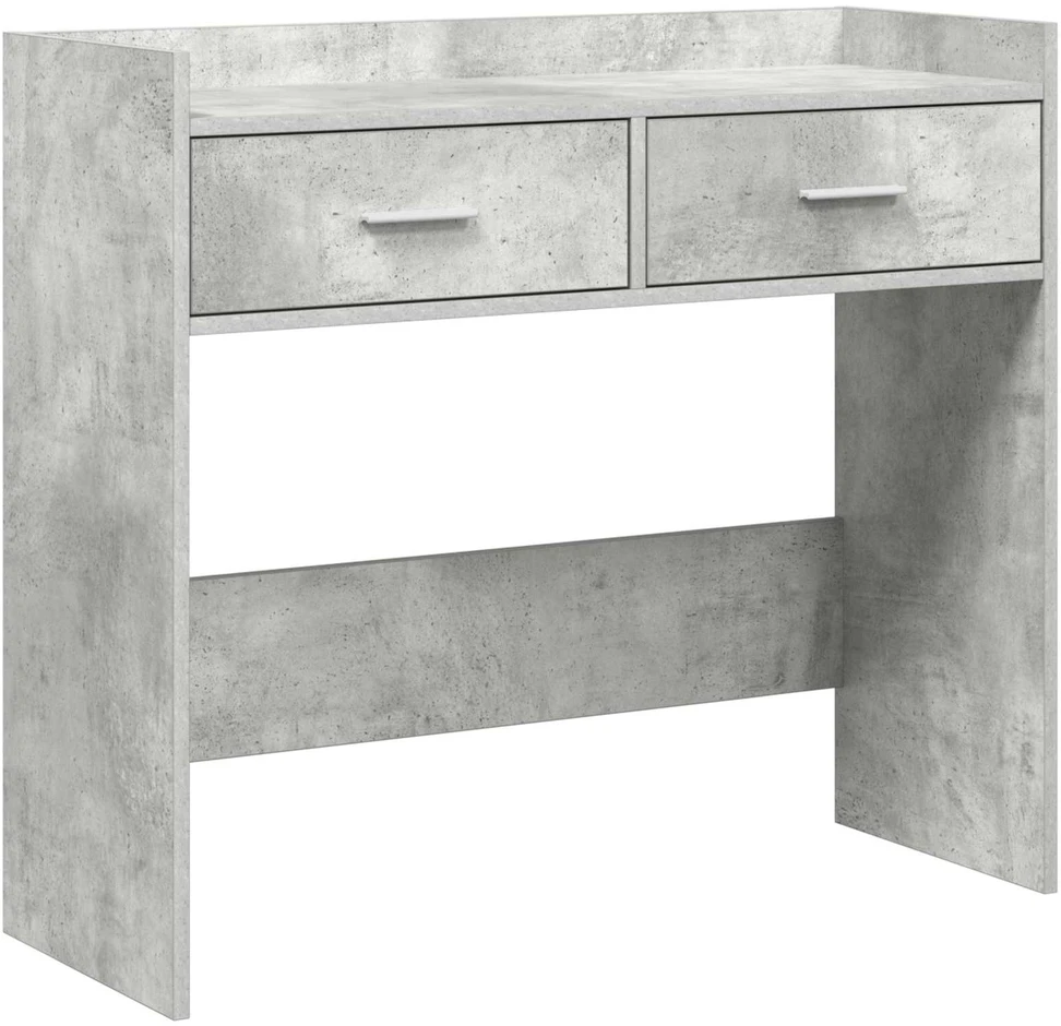 Konsolinis stalas Betono pilka 90 x 35 x 80 cm Apdirbta mediena