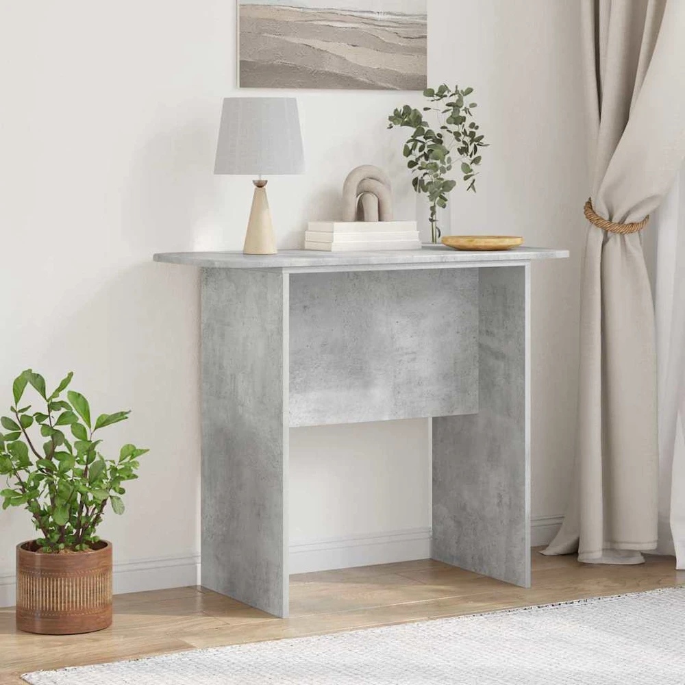 Konsolinis stalas Betono pilka 93 x 40 x 75 cm Apdirbta mediena
