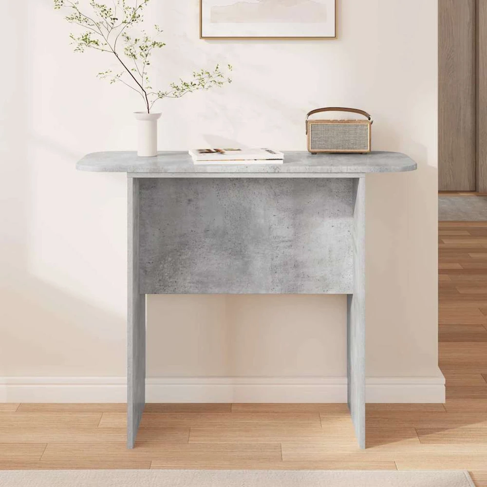 Konsolinis stalas Betono pilka 93 x 40 x 75 cm Apdirbta mediena