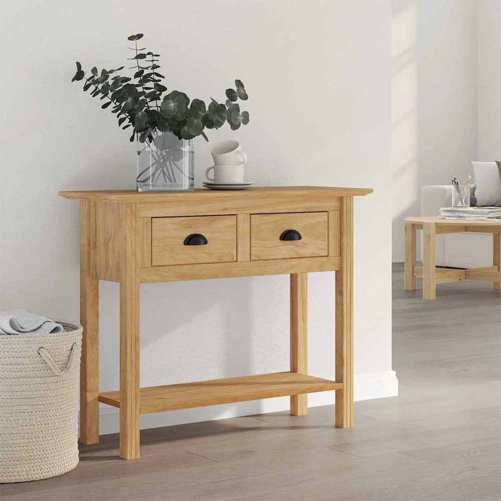 Konsolinis stalas BODO Medus ruda 91 x 34.7 x 74 cm