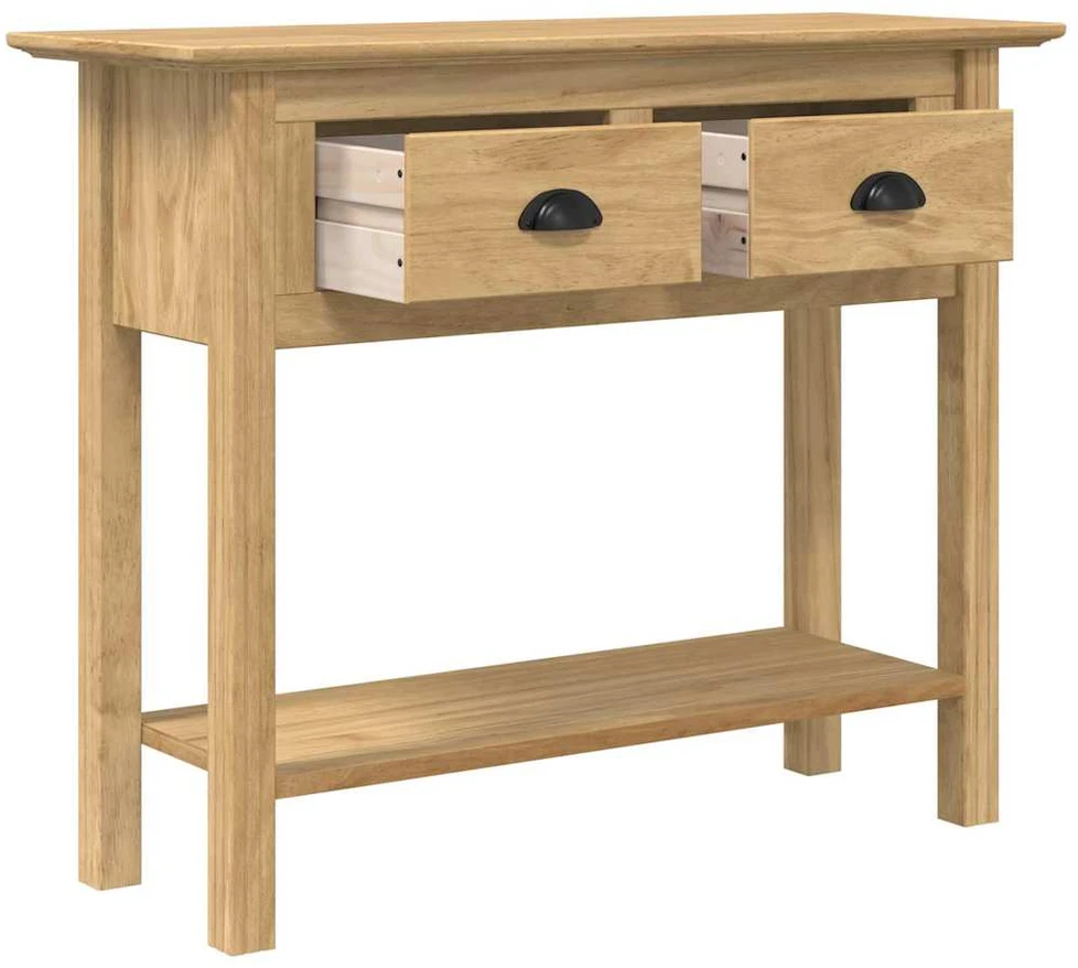 Konsolinis stalas BODO Medus ruda 91 x 34.7 x 74 cm