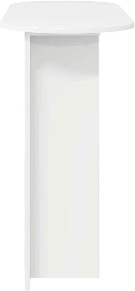 Konsolinis stalas Itin blizgi balta 100 x 39,5 x 75 cm