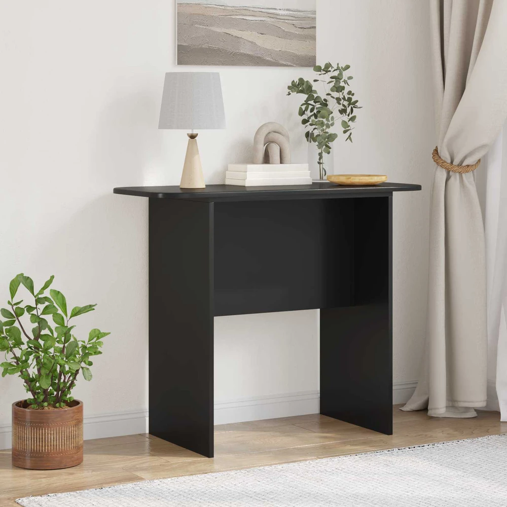 Konsolinis stalas Juoda 93 x 40 x 75 cm Apdirbta mediena