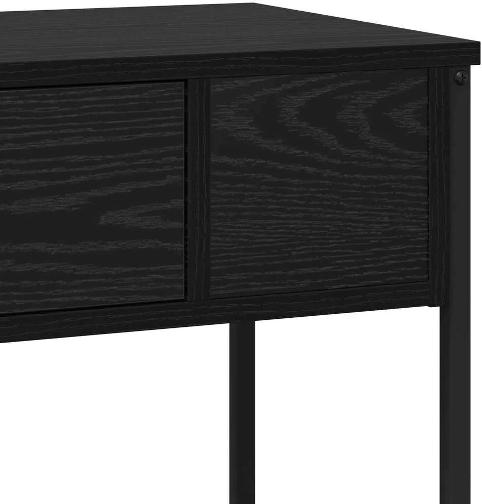 Konsolinis stalas juoda ąžuolo 100 x 34.5 x 75 cm