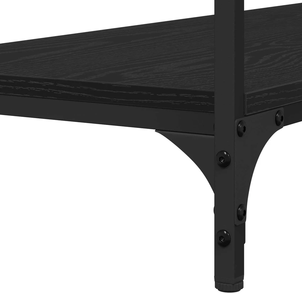 Konsolinis stalas juoda ąžuolo 100 x 34.5 x 75 cm