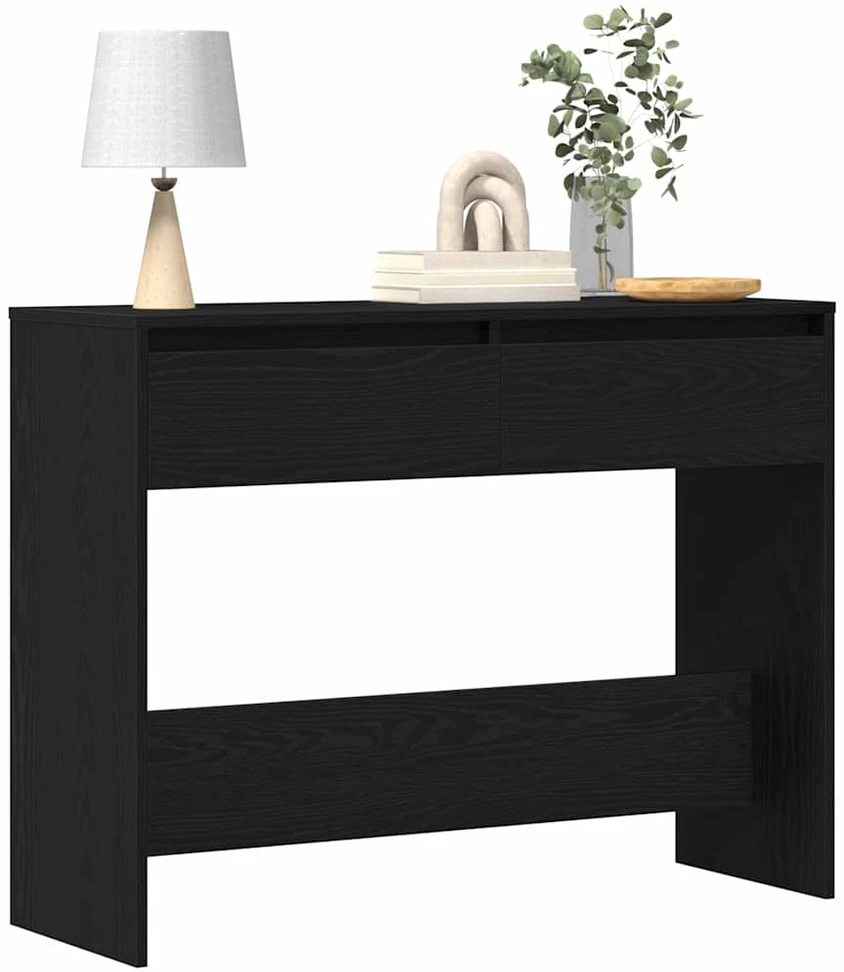 Konsolinis stalas Juodas ąžuolas 100 x 35 x 76,5 cm