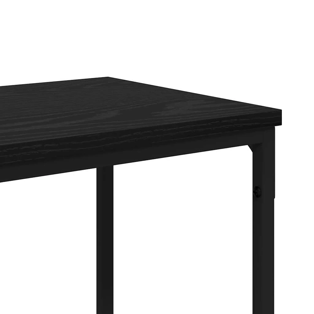 Konsolinis stalas Juodas ąžuolas 180 x 30 x 75 cm