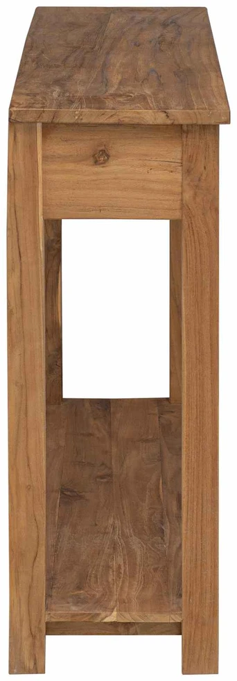 Konsolinis stalas Natūrali 110 x 30 x 80 cm Kieto teka medžio