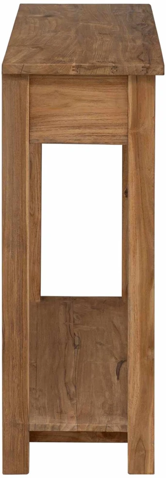 Konsolinis stalas Natūrali 90 x 30 x 80 cm Kieto teka medžio