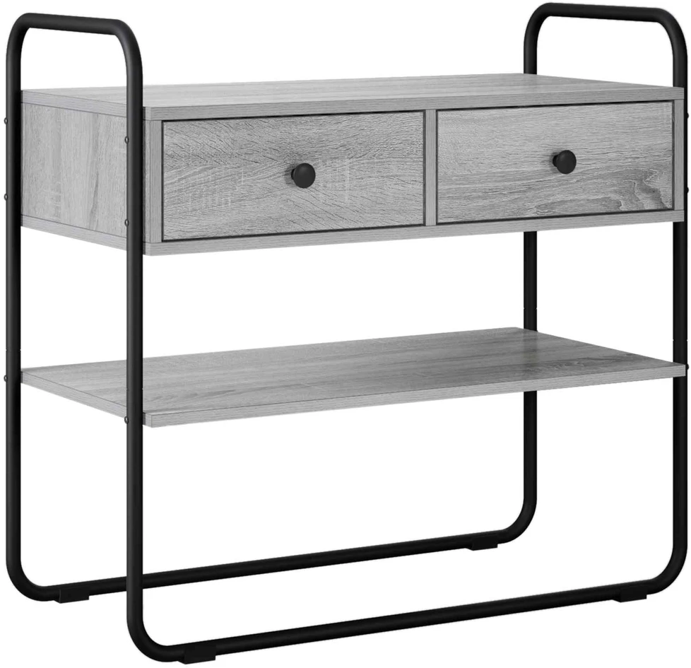 Konsolinis stalas Pilka Sonoma 80 x 40 x 75 cm Apdirbta mediena