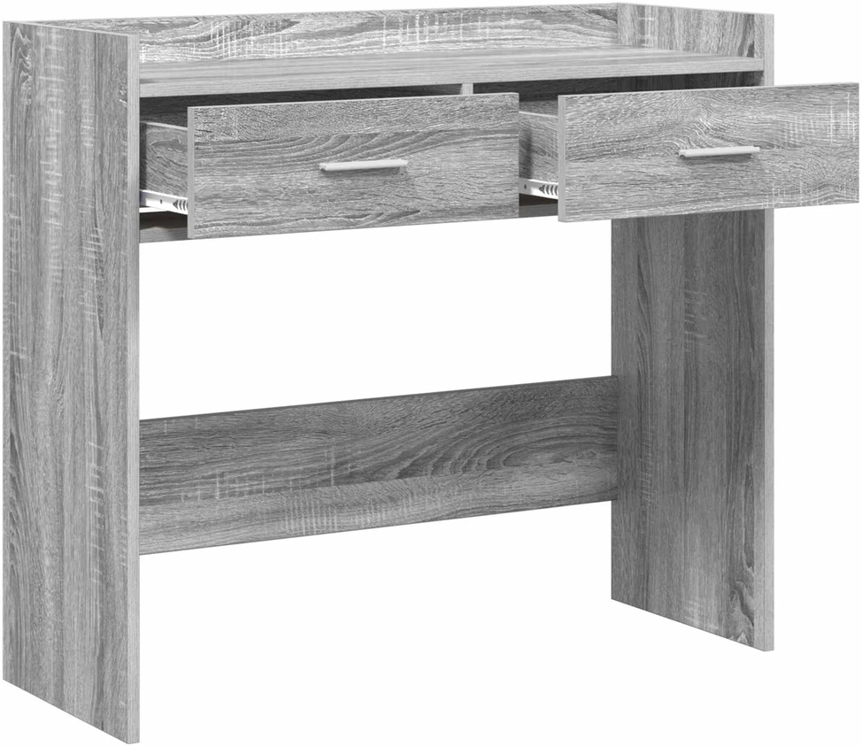 Konsolinis stalas Pilka Sonoma 90 x 35 x 80 cm Apdirbta mediena