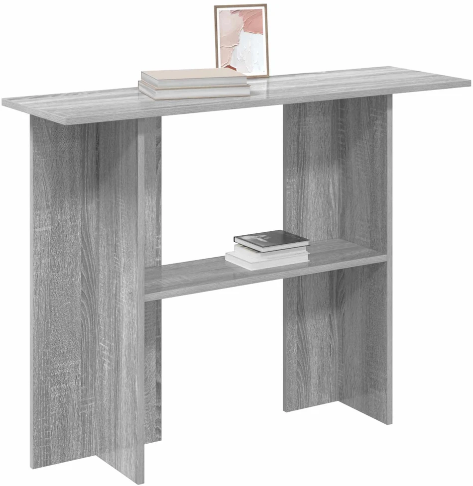 Konsolinis stalas Pilka sonoma ąžuolo 100 x 30 x 75 cm