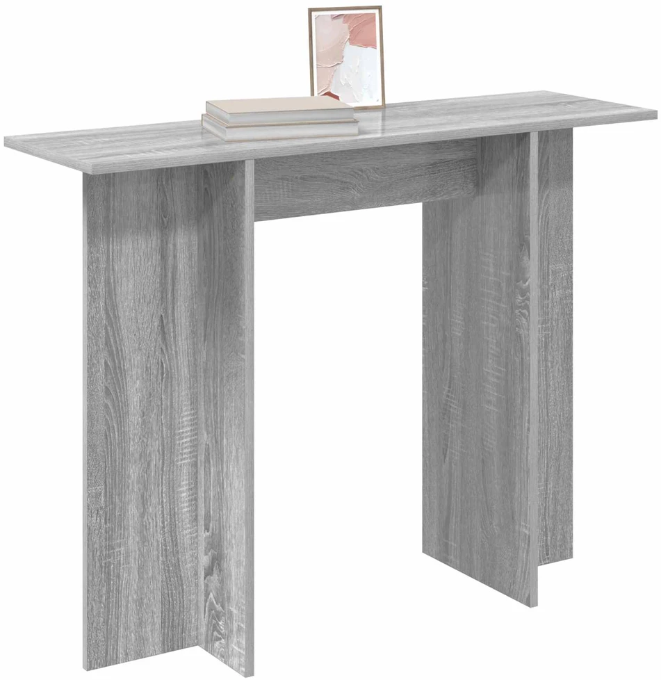 Konsolinis stalas Pilka sonoma ąžuolo 100 x 30 x 75 cm