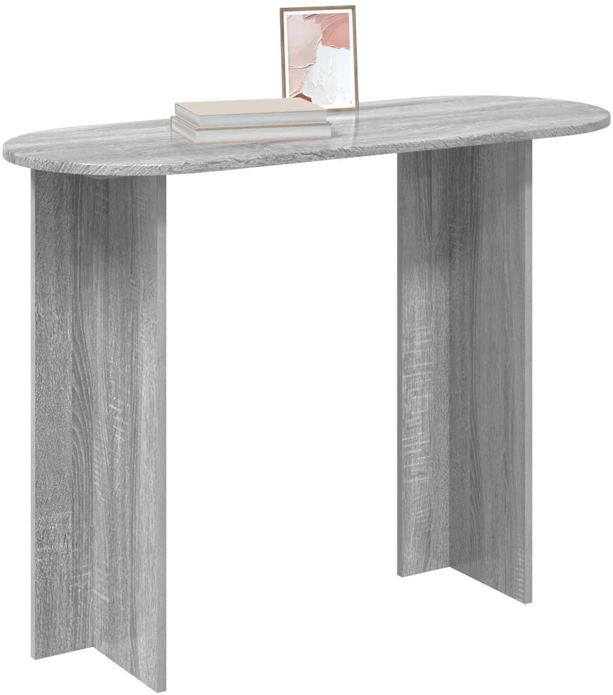 Konsolinis stalas Pilka sonoma ąžuolo 100 x 39,5 x 75 cm