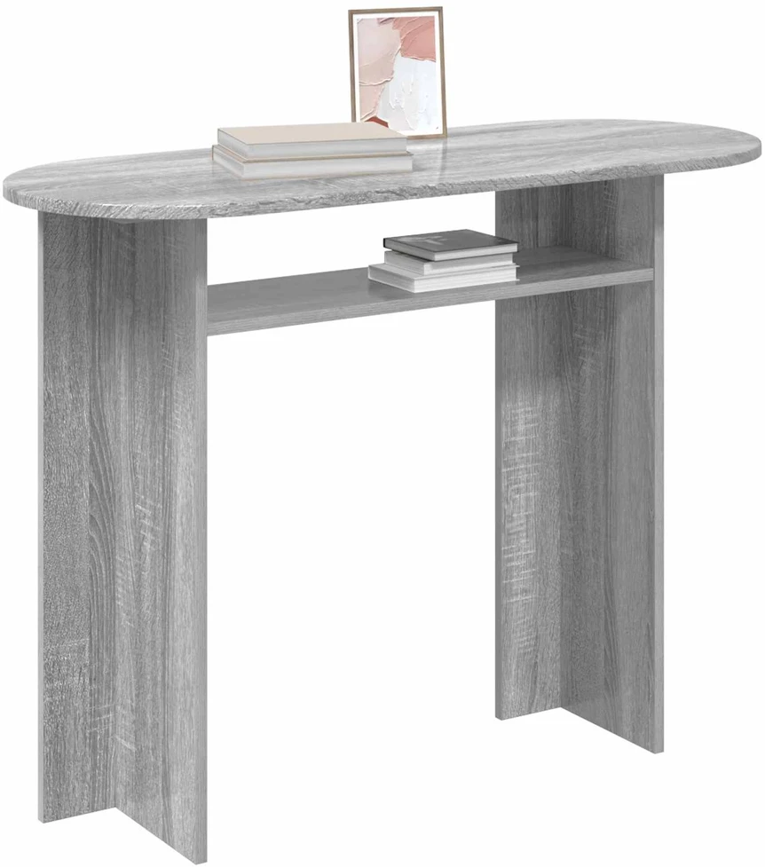 Konsolinis stalas Pilka sonoma ąžuolo 100 x 39,5 x 75 cm