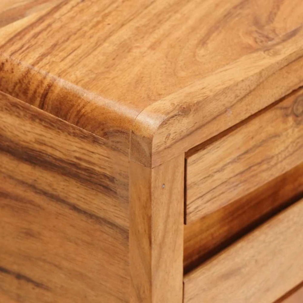 Konsolinis stalas Ruda 110 x 30 x 80 cm Kietos akacijos mediena