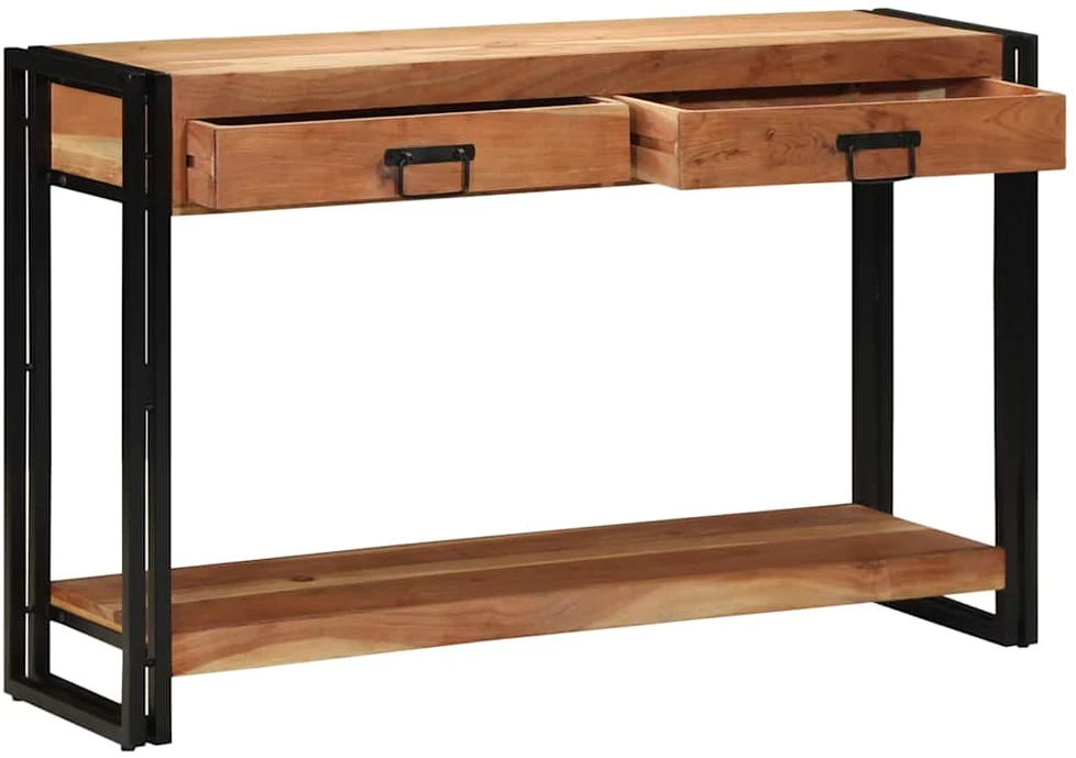 Konsolinis stalas Ruda 120 x 33 x 75 cm Kietos akacijos mediena