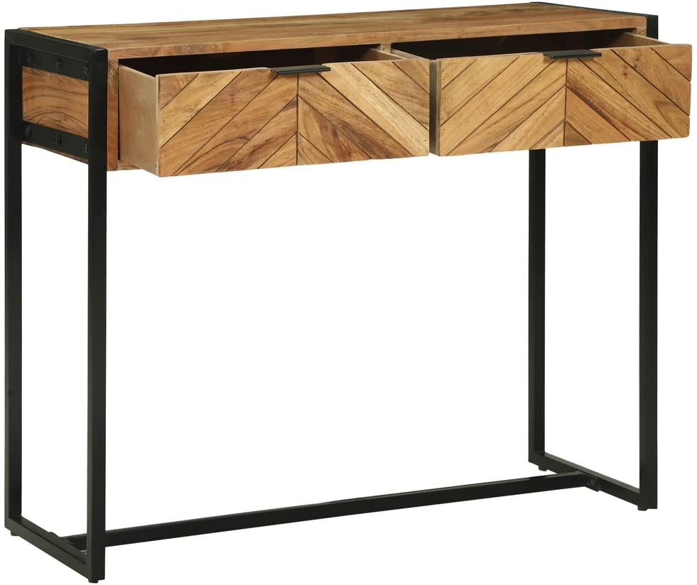 Konsolinis stalas Ruda 90 x 35 x 75 cm Kietos akacijos mediena