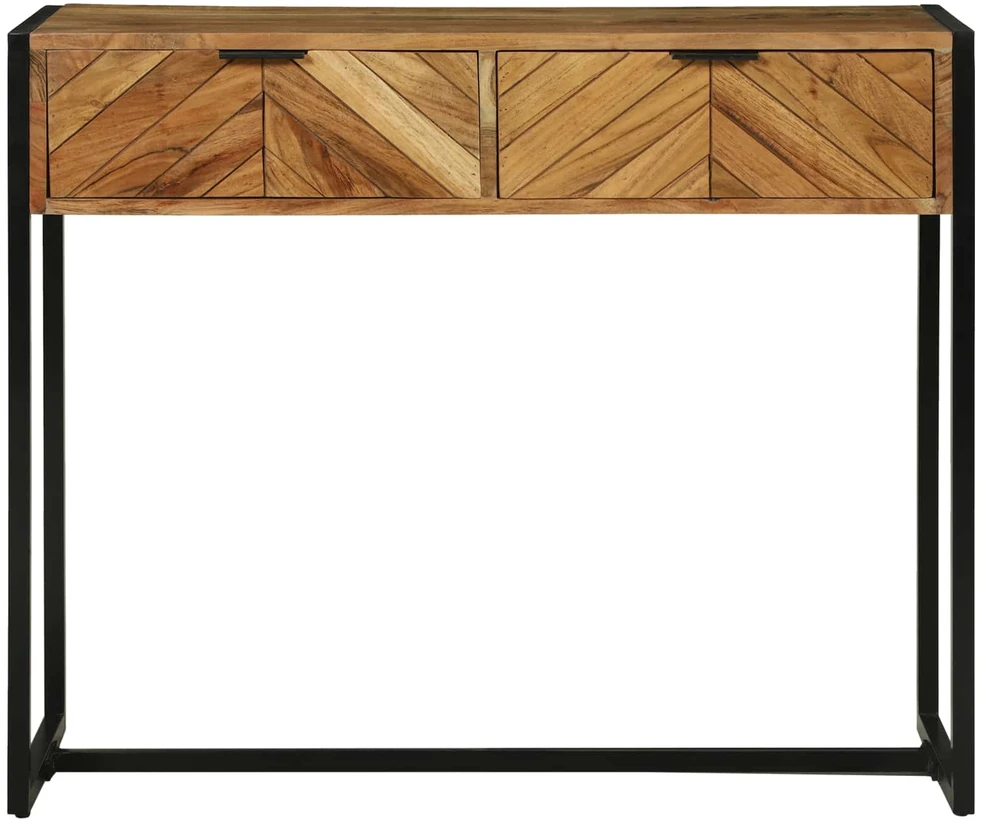 Konsolinis stalas Ruda 90 x 35 x 75 cm Kietos akacijos mediena