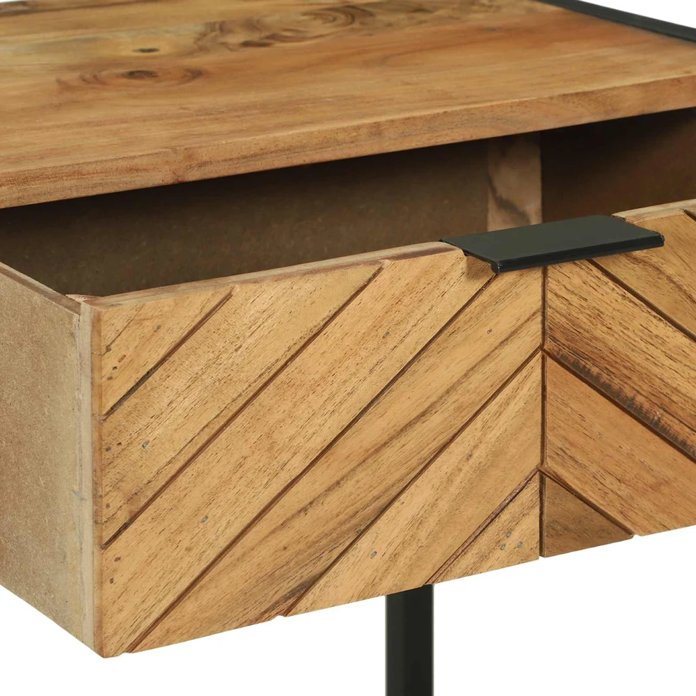Konsolinis stalas Ruda 90 x 35 x 75 cm Kietos akacijos mediena