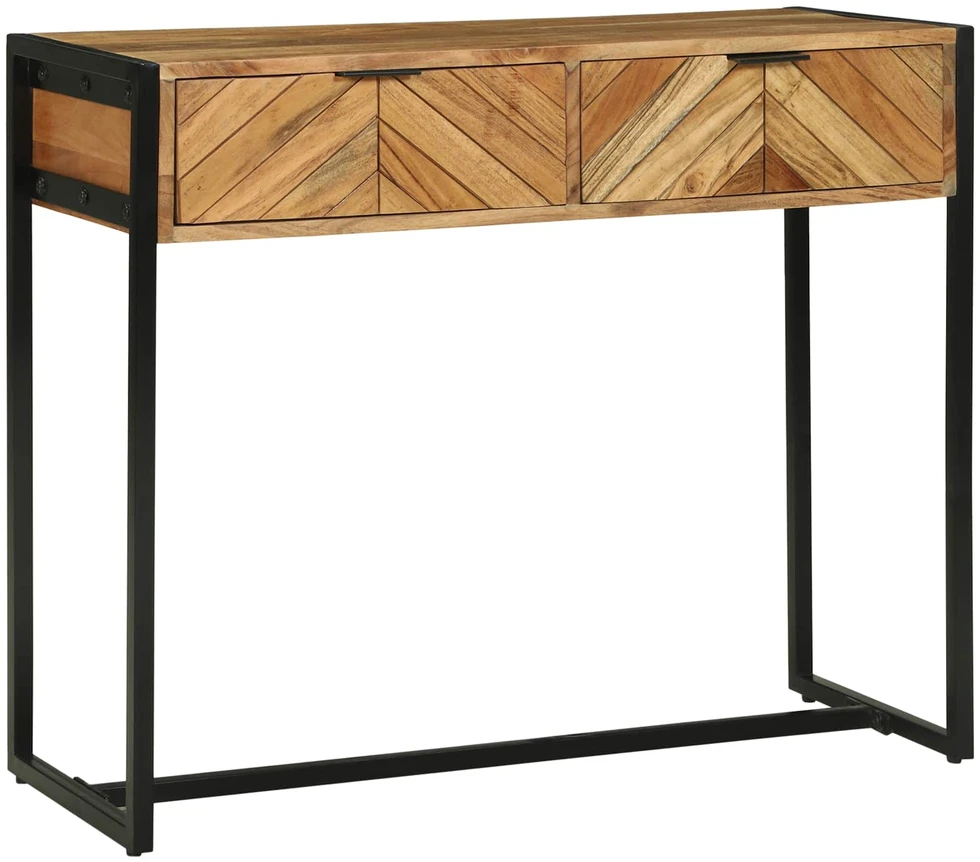 Konsolinis stalas Ruda 90 x 35 x 75 cm Kietos akacijos mediena