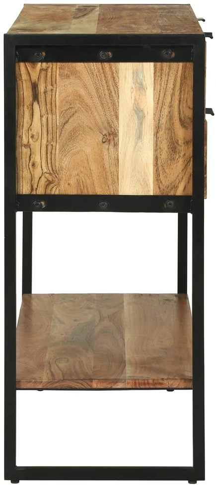 Konsolinis stalas Ruda 90 x 35 x 80 cm Kietos akacijos mediena