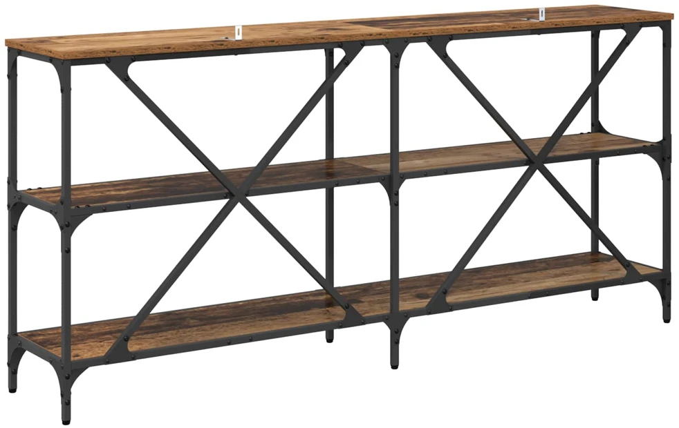 Konsolinis stalas Senas medis 160 x 30 x 75 cm Apdirbta mediena