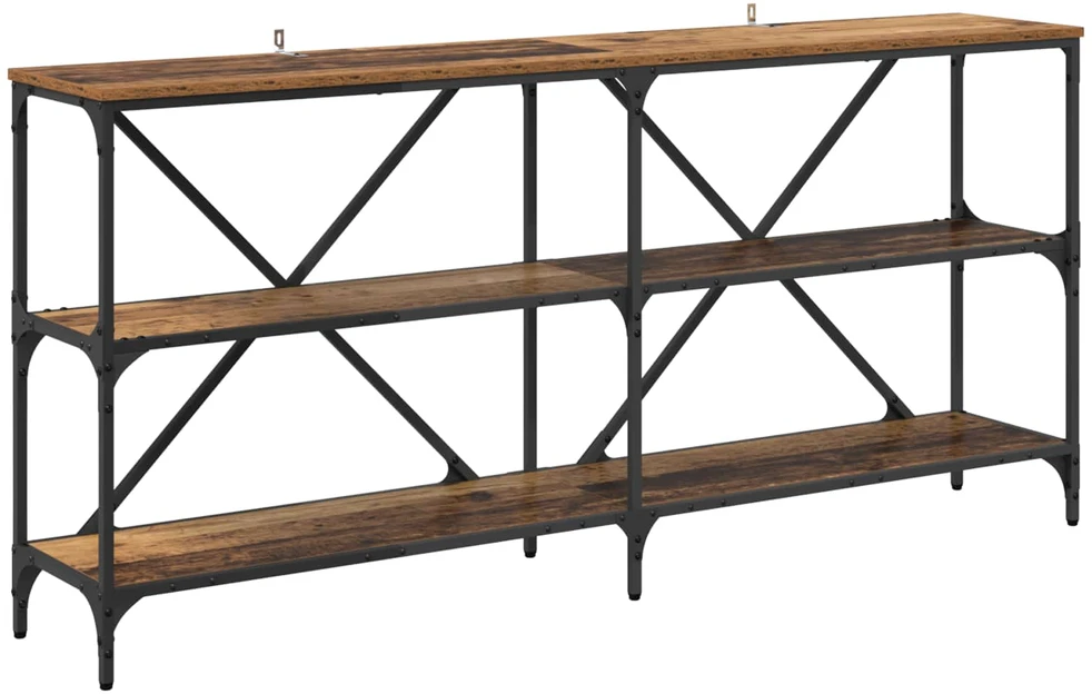 Konsolinis stalas Senas medis 160 x 30 x 75 cm Apdirbta mediena