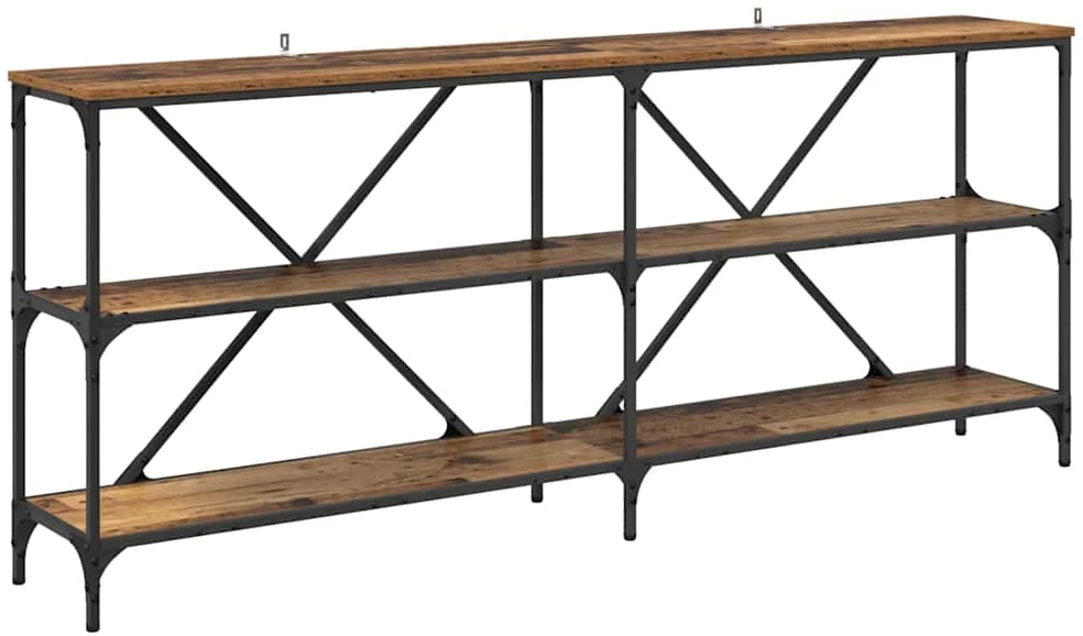 Konsolinis stalas Senas medis 180 x 30 x 75 cm Apdirbta mediena