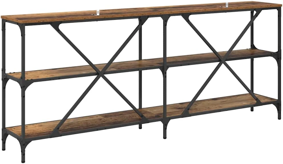 Konsolinis stalas Senas medis 180 x 30 x 75 cm Apdirbta mediena