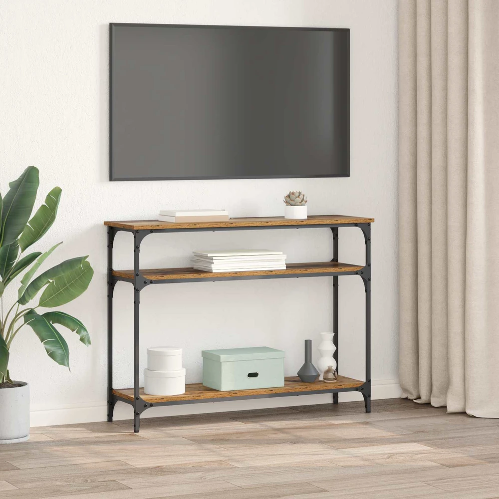 Konsolinis stalas Senovinis medis 100 x 29 x 75 cm