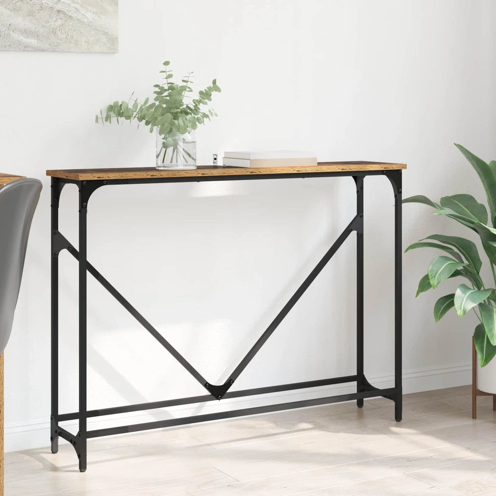 Konsolinis stalas Senovinis medis 102 x 23 x 75 cm