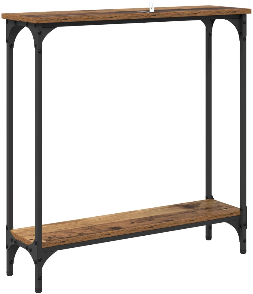 Konsolinis stalas Senovinis medis 75 x 22,5 x 75 cm