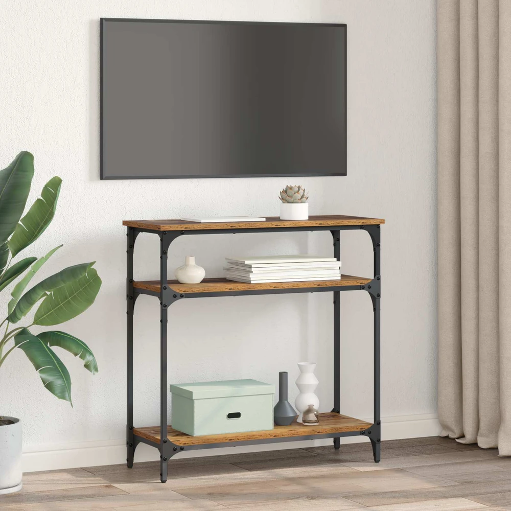 Konsolinis stalas Senovinis medis 75 x 29 x 75 cm