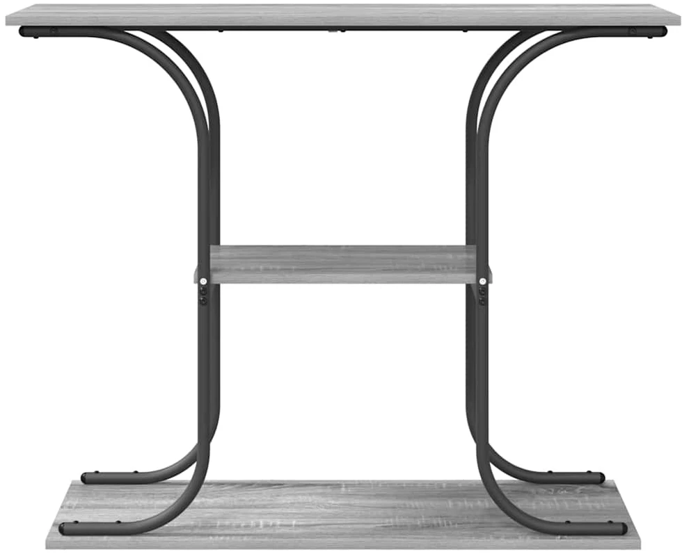 Konsolinis stalas su lentyna Pilkas Sonoma 101 x 35 x 80,5 cm