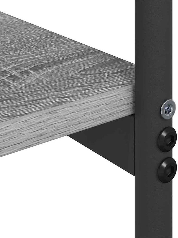 Konsolinis stalas su lentyna Pilkas Sonoma 101 x 35 x 80,5 cm