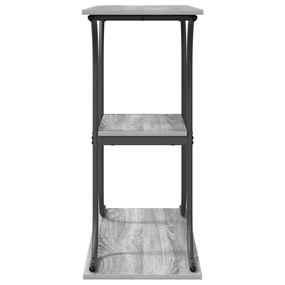 Konsolinis stalas su lentyna Pilkas Sonoma 101 x 35 x 80,5 cm